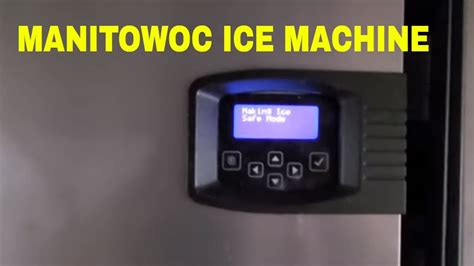 It is a violation of Federal law to use these solutions in a manner inconsistent with their labeling. . Manitowoc ice machine safe mode